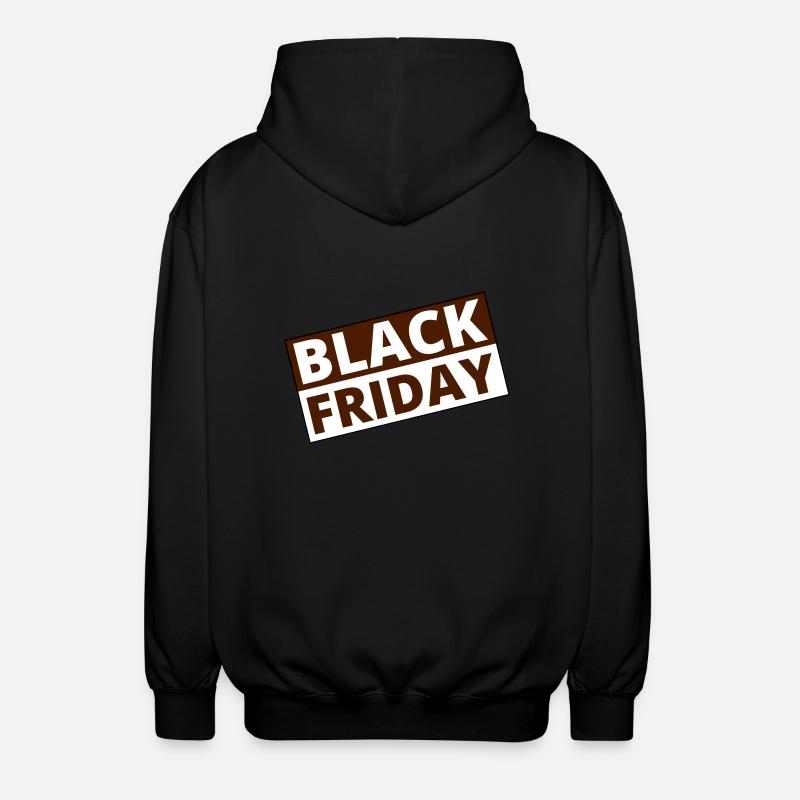 Black Friday - Unisex Kapuzenjacke - Schwarz