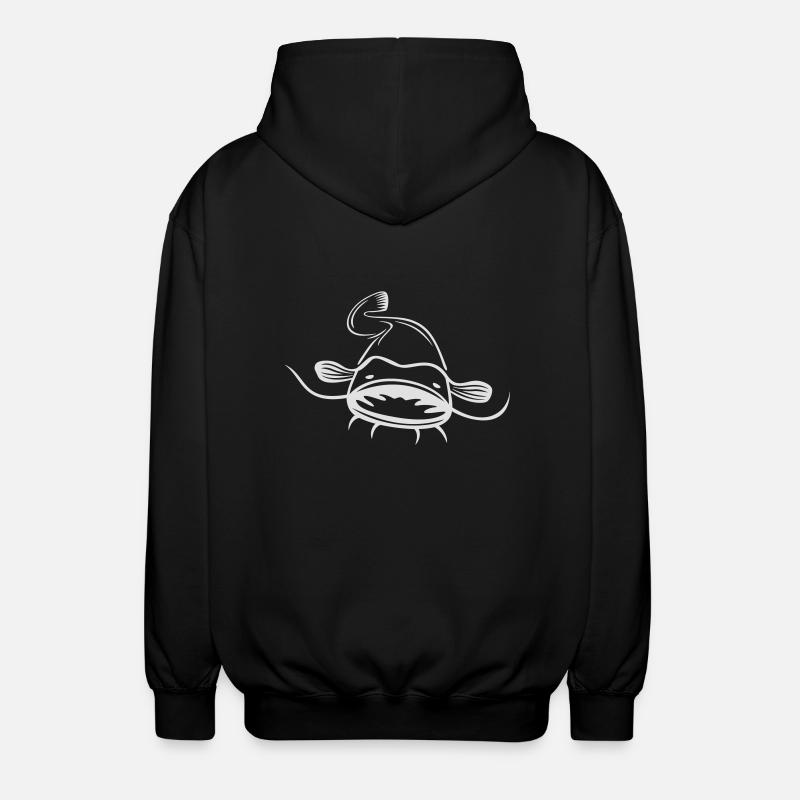 Catfish (Catfish, Catfish) - Veste à capuche unisexe - noir