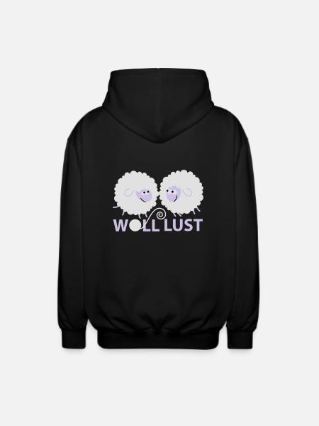 Woll Lust - Unisex Kapuzenjacke - Schwarz