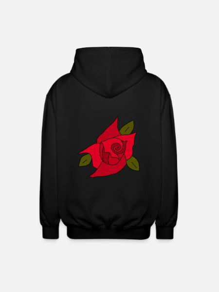 Saint-Valentin, Saint-Valentin, Saint-Valentin - Veste à capuche unisexe - noir
