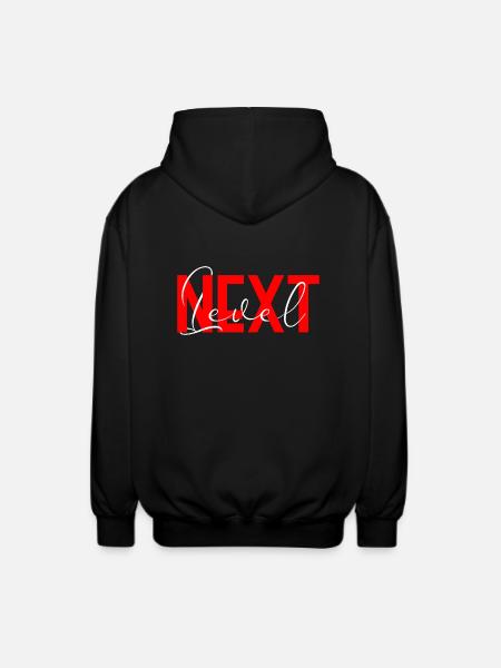 Next Level - Unisex Hooded Jacket - black