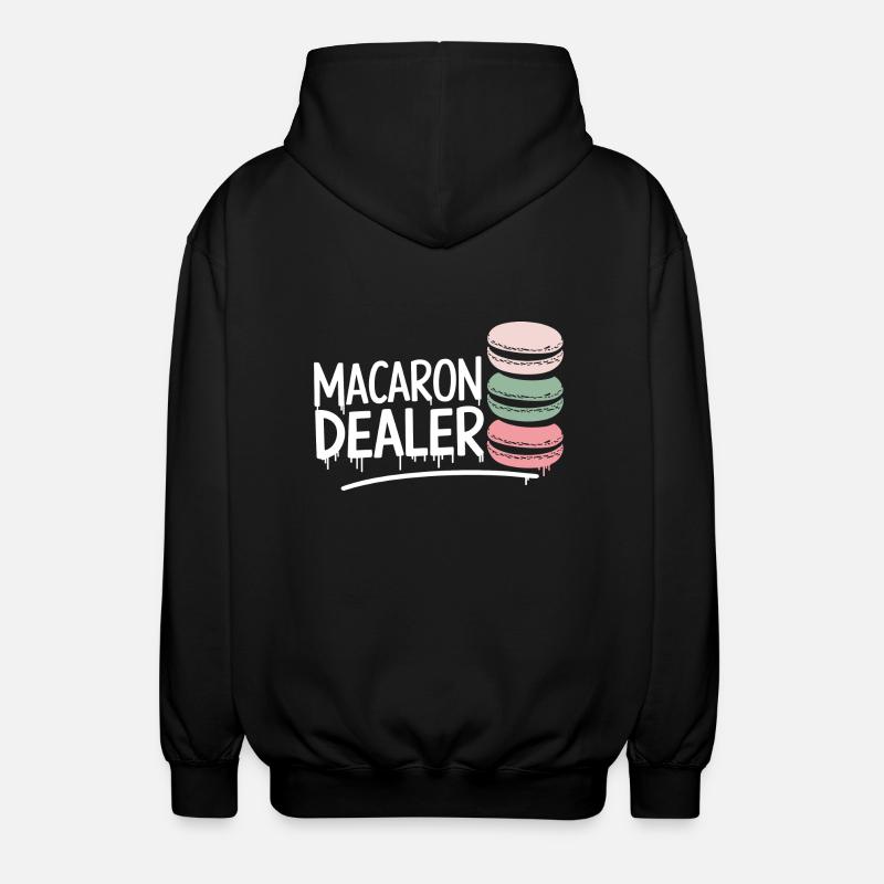 L’humour pour les gourmets - Veste à capuche unisexe - noir