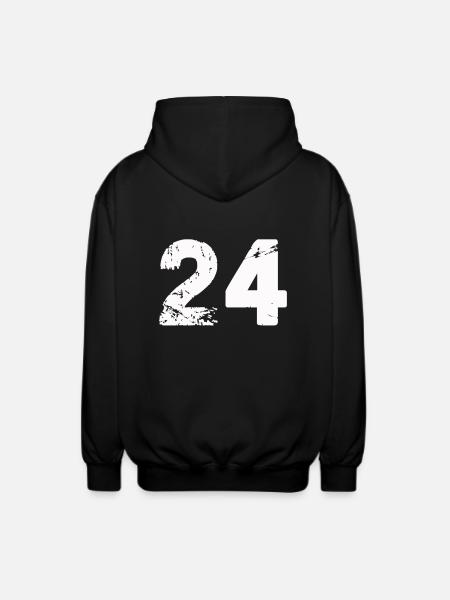 24 - Unisex Hooded Jacket - black