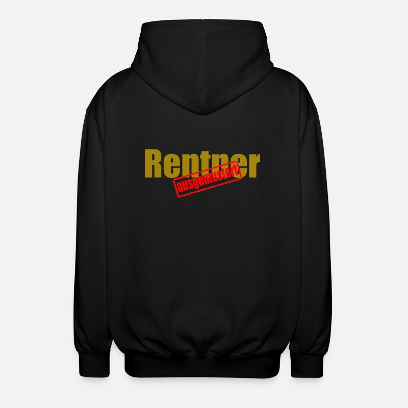 retraité - Veste à capuche unisexe - noir