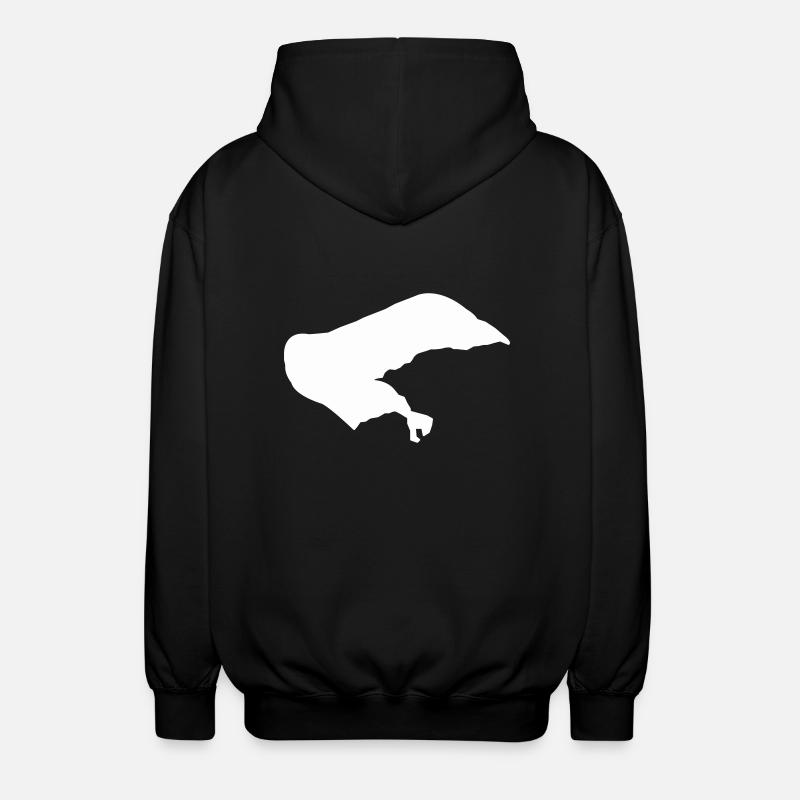 Île de Borkum - Veste à capuche unisexe - noir