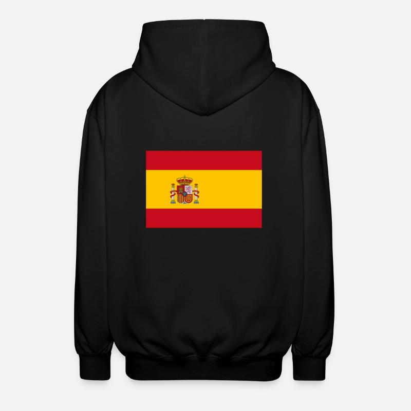 Spanien - Unisex Kapuzenjacke - Schwarz