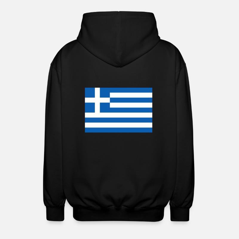 Grèce - Veste à capuche unisexe - noir