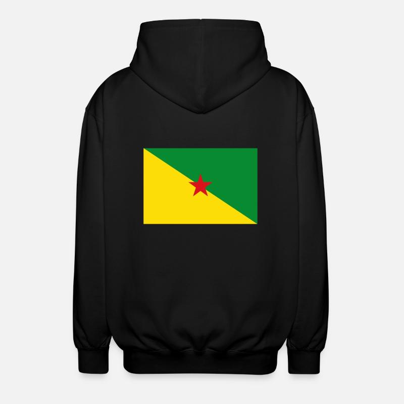 Guyane française - Veste à capuche unisexe - noir