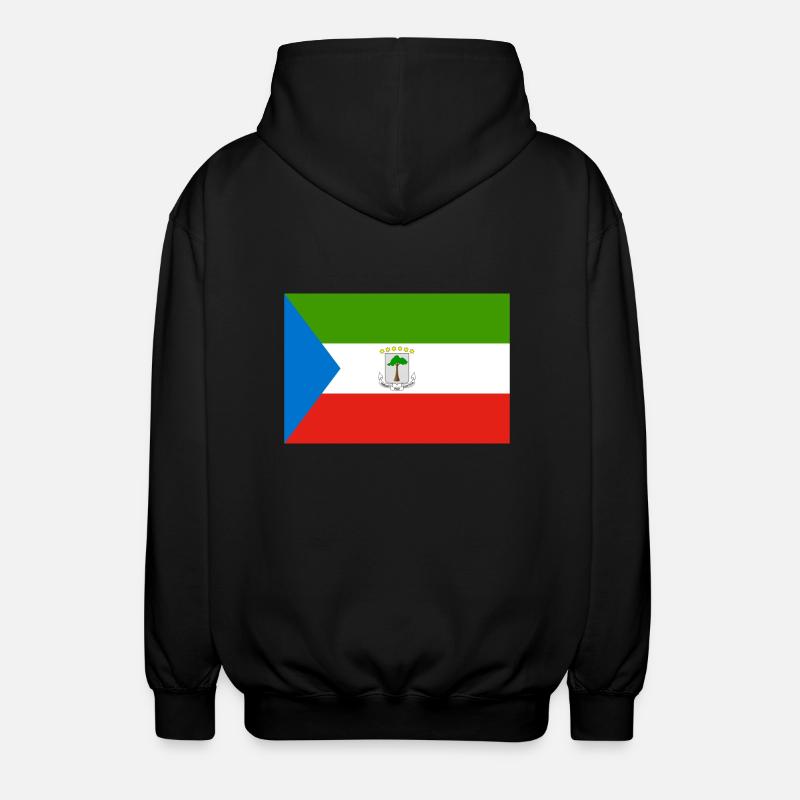 Äquatorialguinea - Unisex Kapuzenjacke - Schwarz