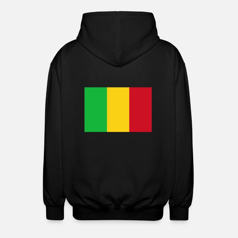 Mali - Unisex Kapuzenjacke - Schwarz