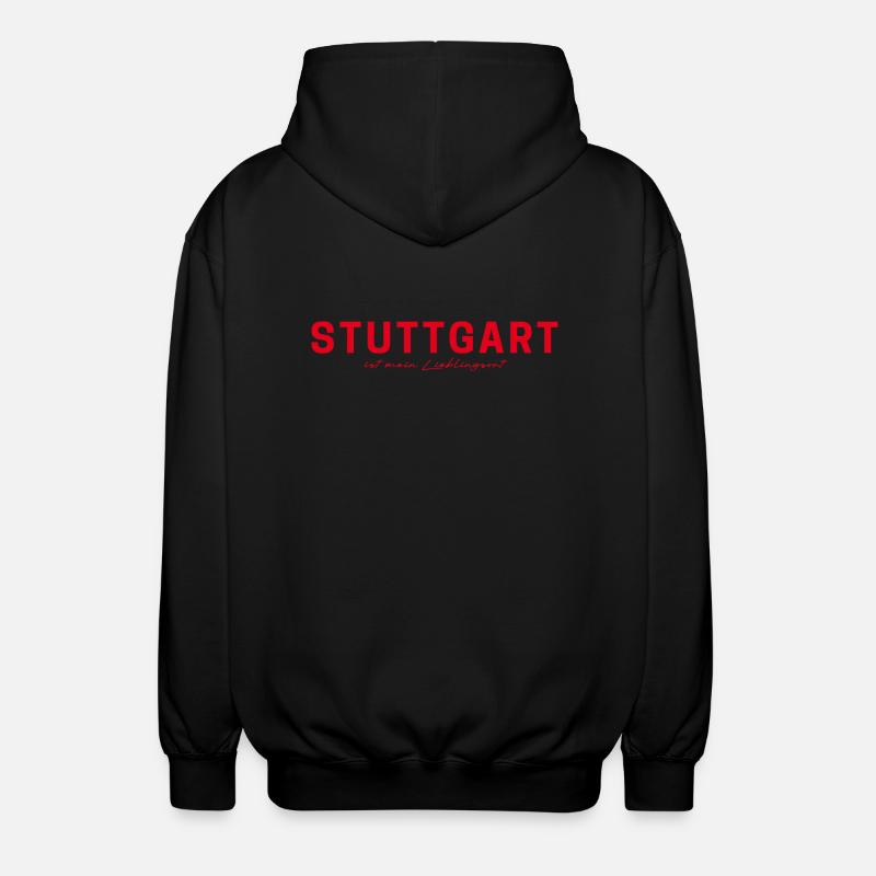 Stuttgart T-Shirt – Home & Skyline Style - Veste à capuche unisexe - noir