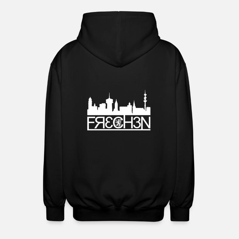 Frechen - Unisex Kapuzenjacke - Schwarz
