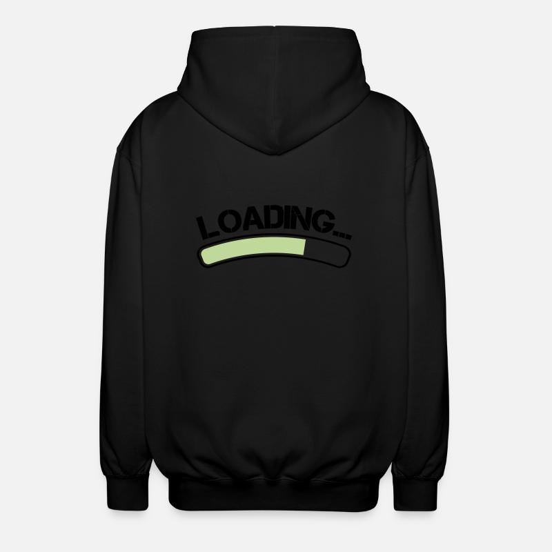 Loading - Unisex Hooded Jacket - black