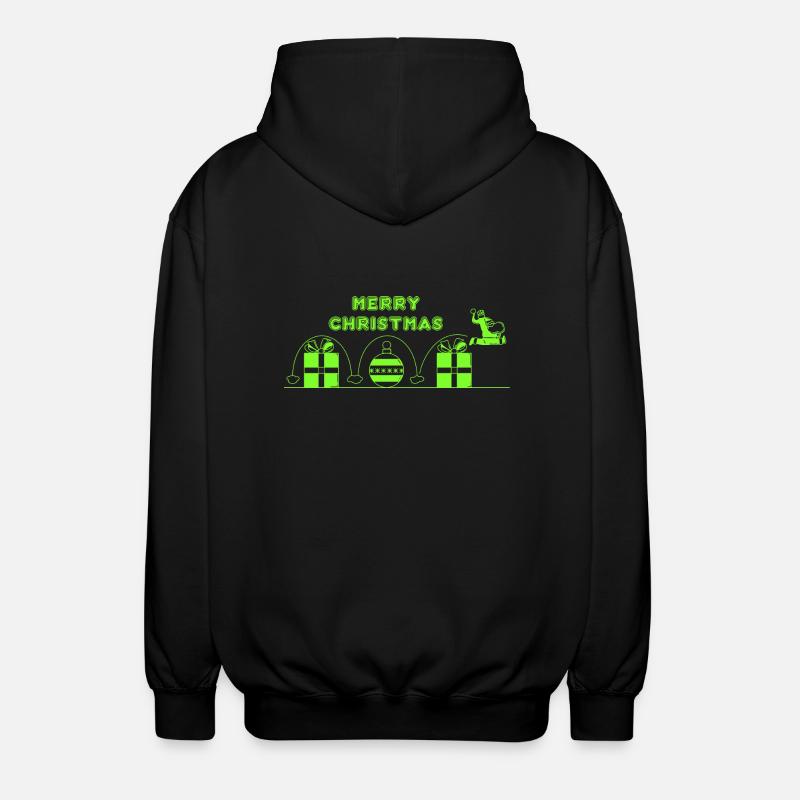 Papa Noël, Jeu Vidéo - Veste à capuche unisexe - noir