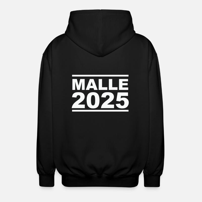 MALLE 2025 - Veste à capuche unisexe - noir