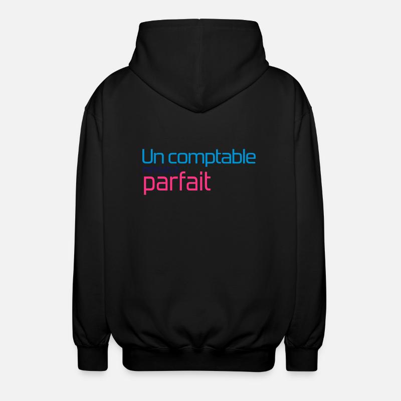 Comptable / Comptabilité / Argent / Finance / Euro - Unisex Hooded Jacket - black