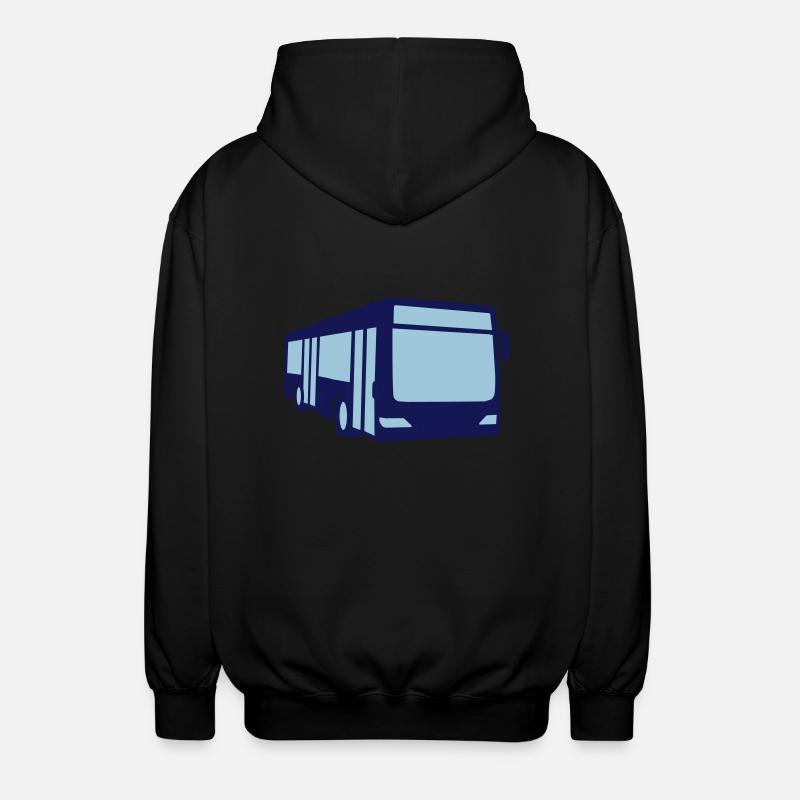 Bus - Unisex Kapuzenjacke - Schwarz