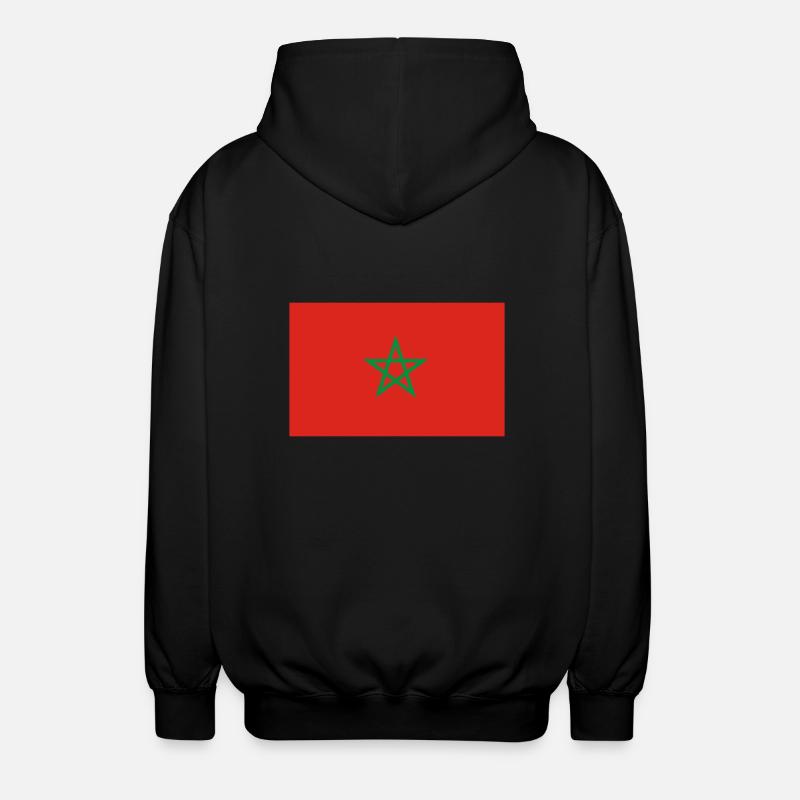 Maroc - Veste à capuche unisexe - noir