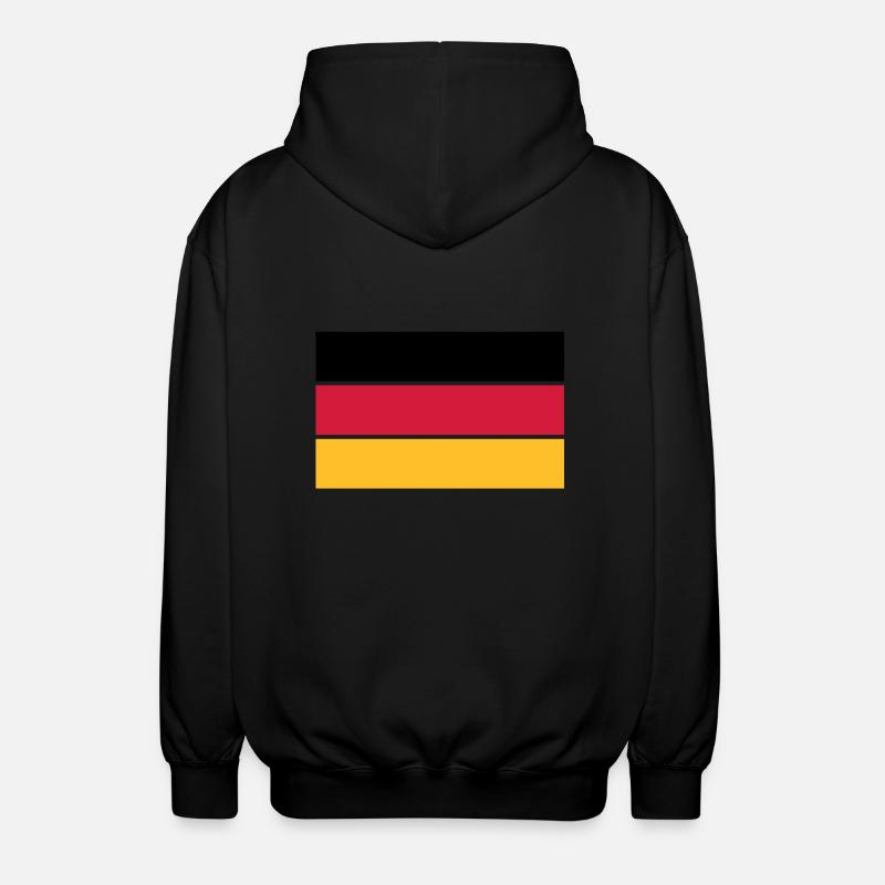 deutschland_50 - Unisex Kapuzenjacke - Schwarz