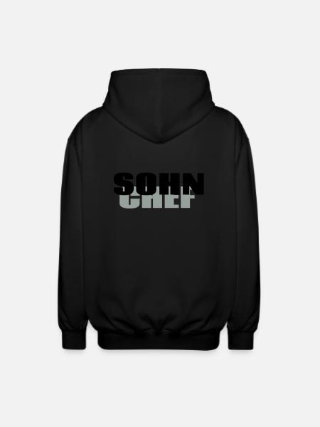 Sohn Chef - Unisex Kapuzenjacke - Schwarz