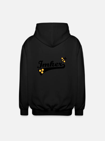 Imker - Unisex Kapuzenjacke - Schwarz