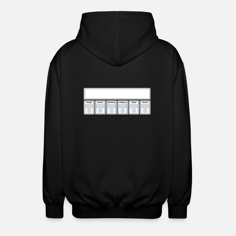 Stat Sheet - Unisex Hooded Jacket - black
