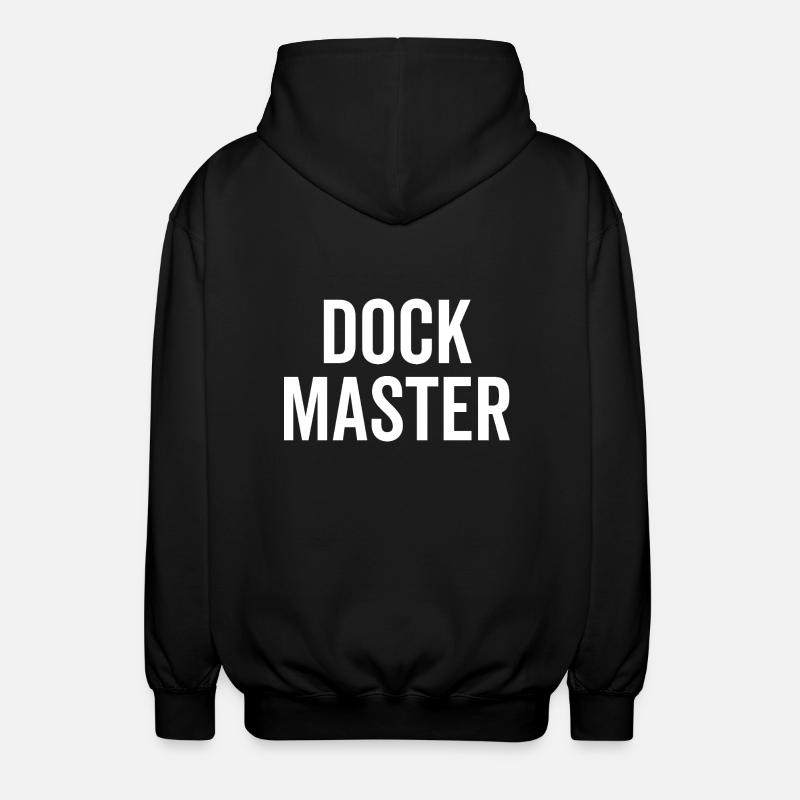 Dock Master - Unisex Hooded Jacket - black
