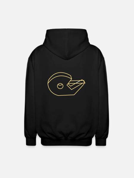 tesa - Unisex Kapuzenjacke - Schwarz