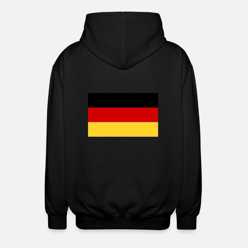 Drapeau allemand - Veste à capuche unisexe - noir