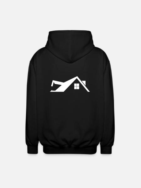 Toit - Veste à capuche unisexe - noir