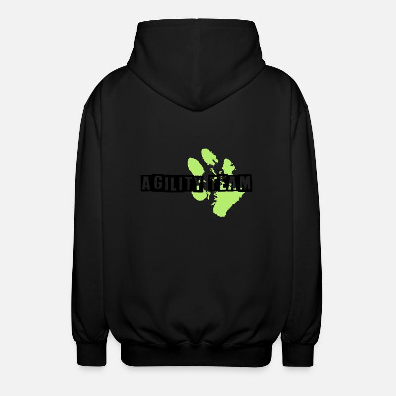 AgilityTeam - Unisex Kapuzenjacke - Schwarz