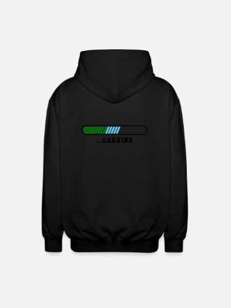 Loading - Unisex Hooded Jacket - black