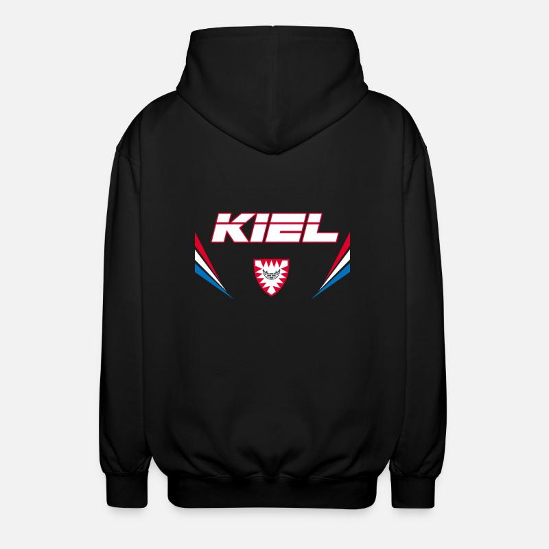 Kiel Vector - Unisex Kapuzenjacke - Schwarz