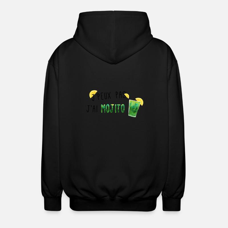 j'peux pas j'ai mojito - Veste à capuche unisexe - noir