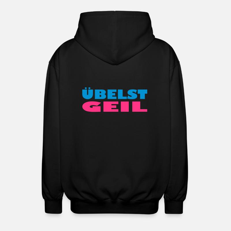übelst geil leider exit-shirt - Unisex Kapuzenjacke - Schwarz