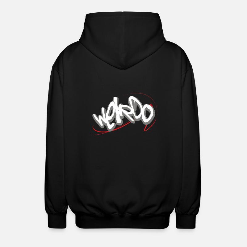 Weirdo - Unisex Kapuzenjacke - Schwarz