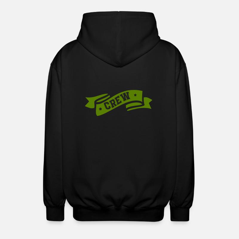 Crew - Unisex Kapuzenjacke - Schwarz