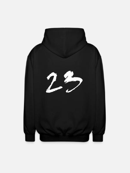 23 tekno - Veste à capuche unisexe - noir