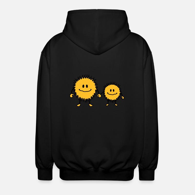 monsters - Veste à capuche unisexe - noir