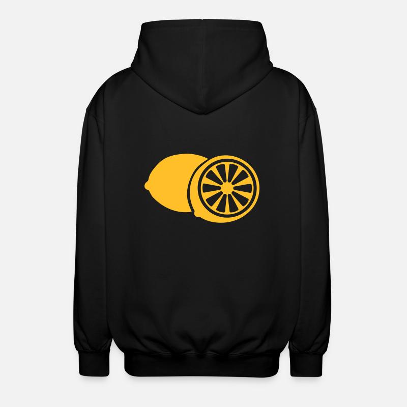 zitrone_f1 - Unisex Hooded Jacket - black