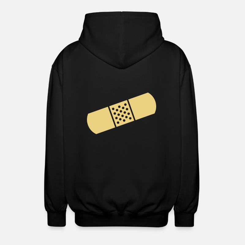 Pflaster - Unisex Kapuzenjacke - Schwarz