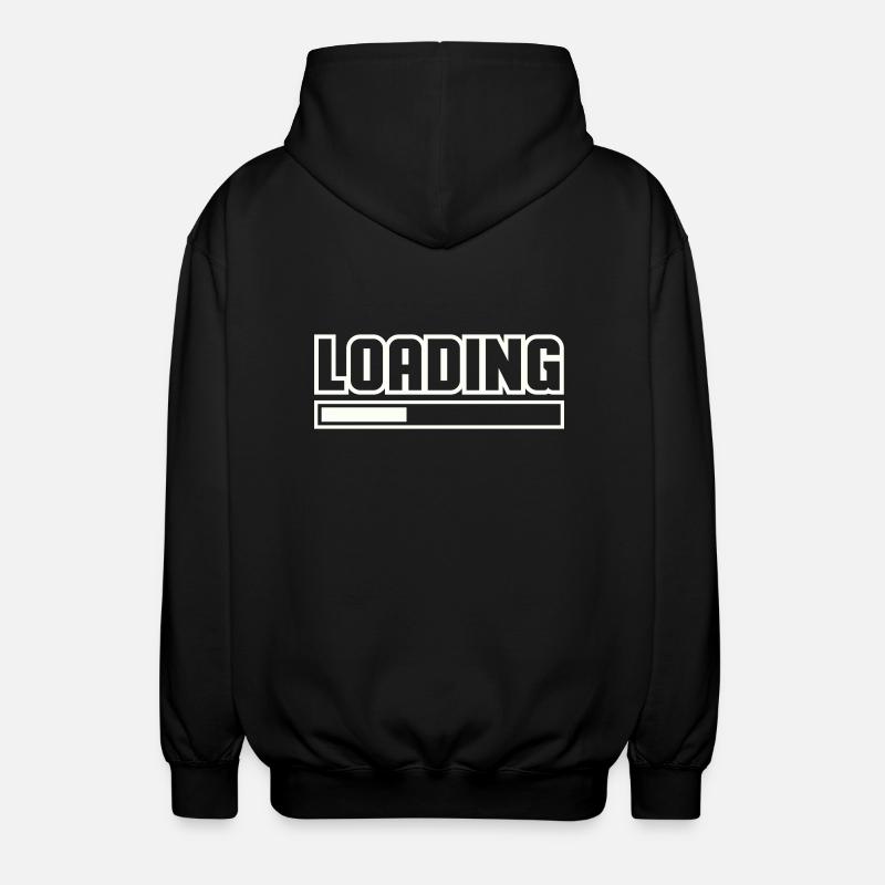 Loading - Unisex Hooded Jacket - black