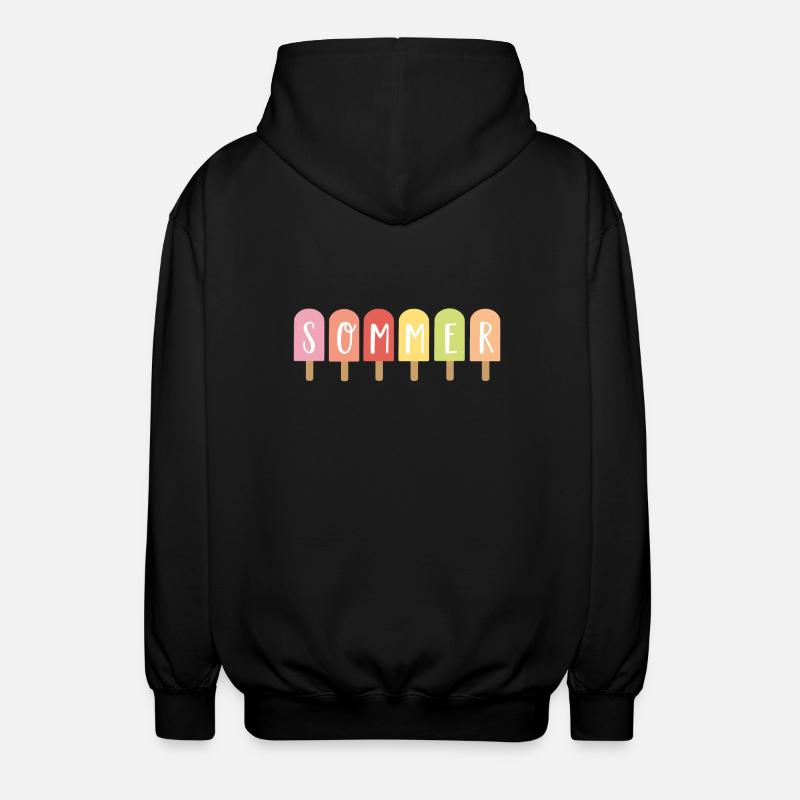 Sommer - Unisex Kapuzenjacke - Schwarz