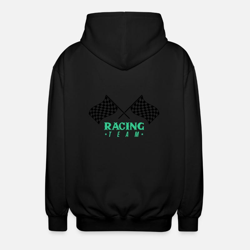 Équipe Racing Flag - Veste à capuche unisexe - noir