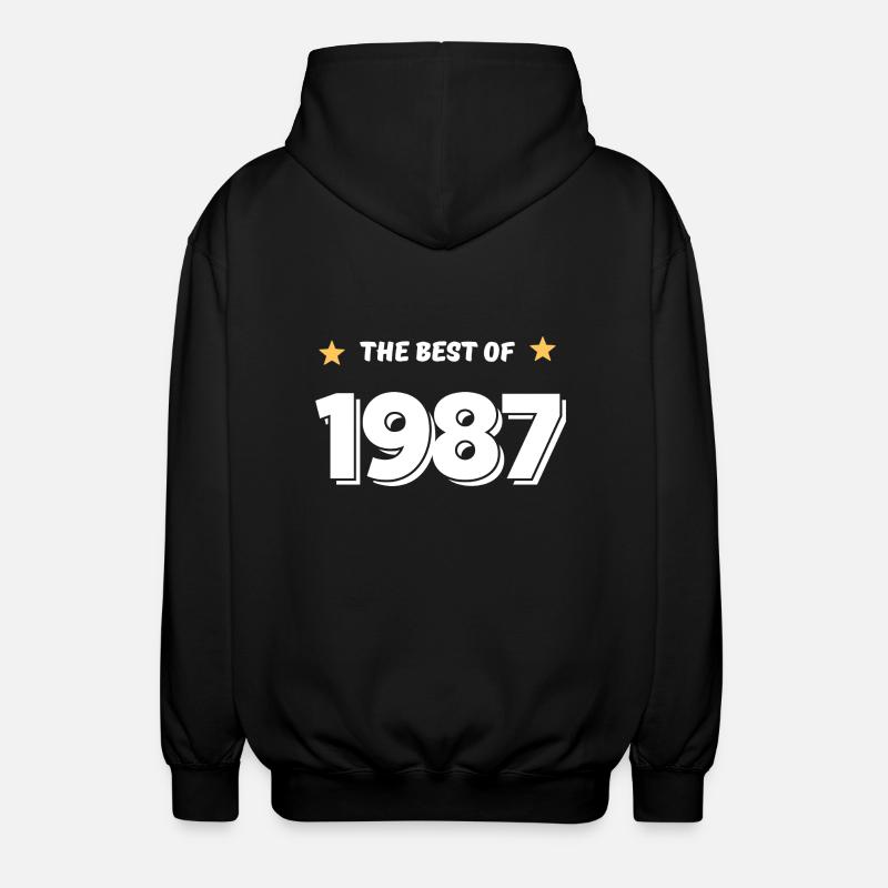 Das Beste aus 1987 - Unisex Kapuzenjacke - Schwarz