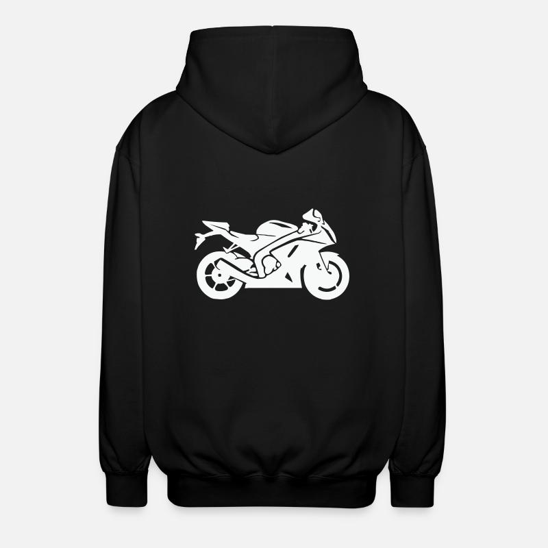moto - Veste à capuche unisexe - noir