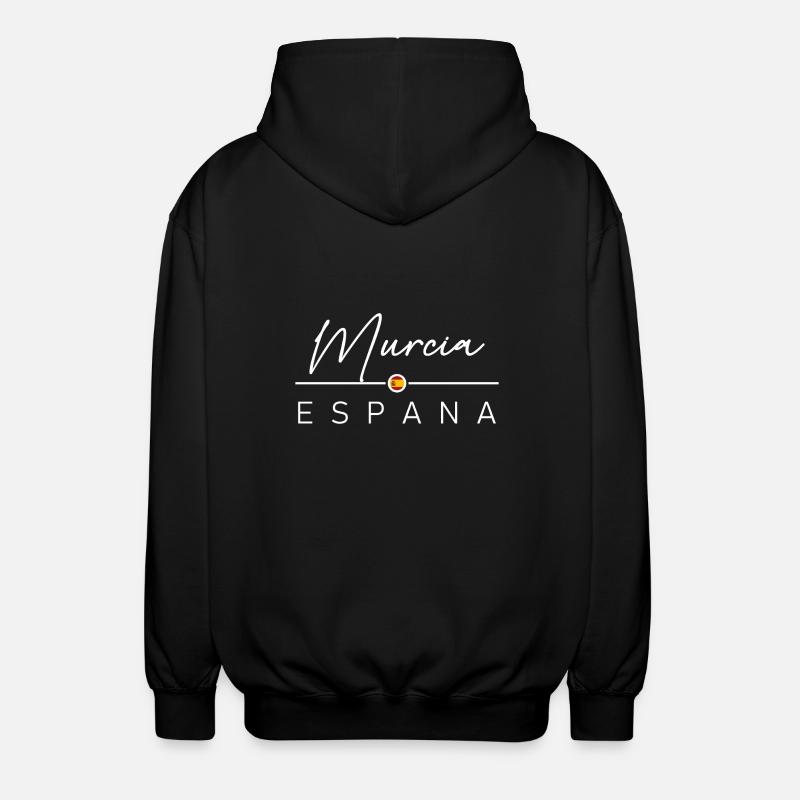 Espagne - Murcie - Espagne - España - Veste à capuche unisexe - noir