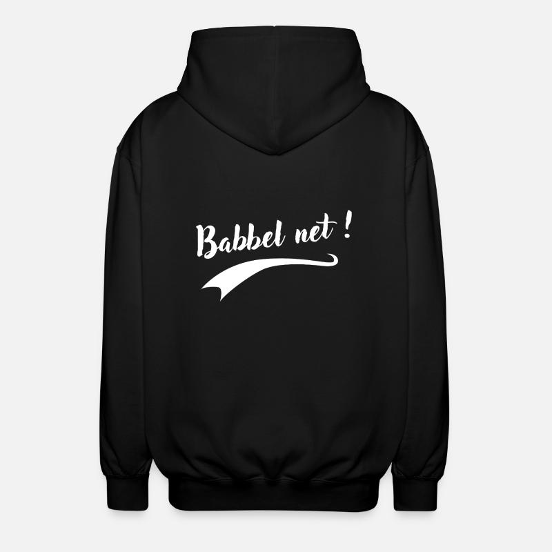 Babbel net - Unisex Kapuzenjacke - Schwarz