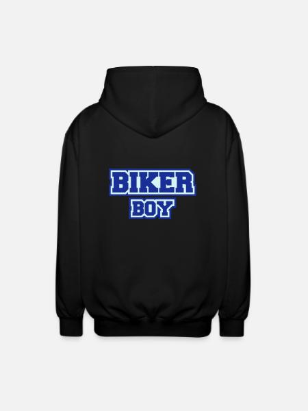 Biker Boy - Unisex Kapuzenjacke - Schwarz
