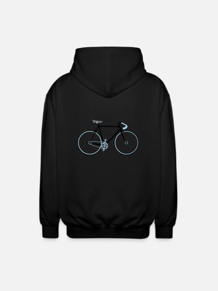 Singlespeed - Unisex Kapuzenjacke - Schwarz